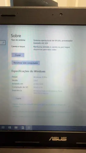 NOTEBOOK ASUS WINDOWS 10 PRO