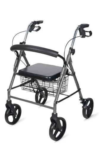 Andador Com 4 Rodas Em Alumínio Com Assento Sc302 Hidrolight<br>