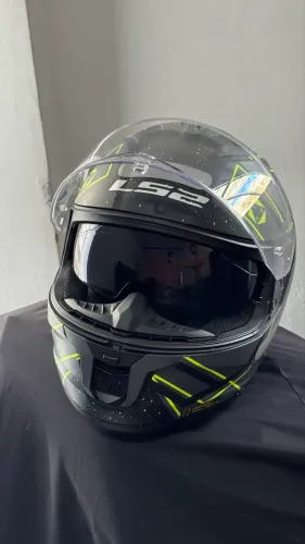 Capacete Ls2 Ff808 Stream li Maze Preto 