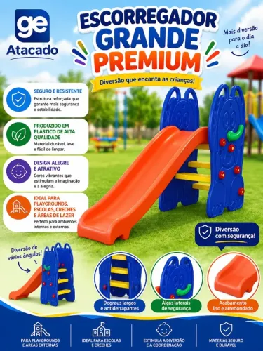 escorregador grande premium