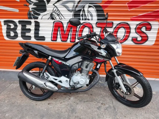 HONDA CG 160 FAN 2018 UNICO DONO COM 38 MIL KM BEL MOTOS