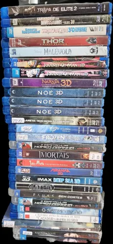 Lote Blu rays - 27 filmes 3D