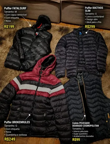Jaquetas Puffer BROKENRULES / REDNOSE / DOCTHOS / COSMOPOLITAN
