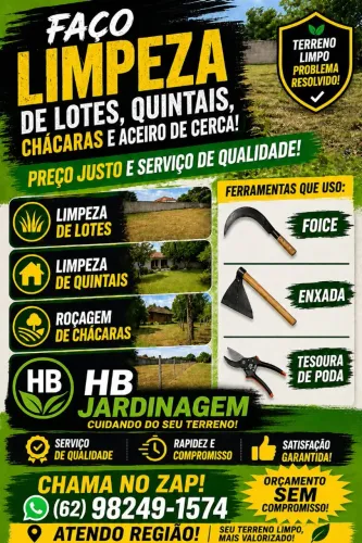 Serviço de Roçagem e Limpeza de Terrenos