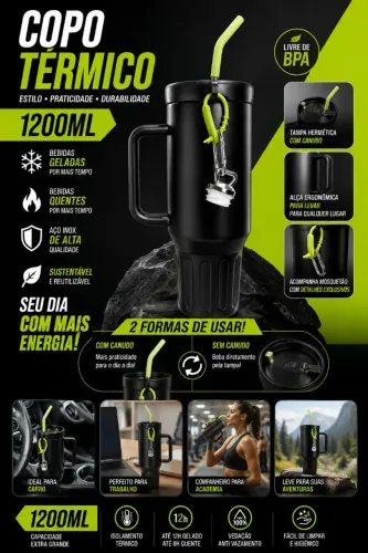 Copo térmico 1200ml
