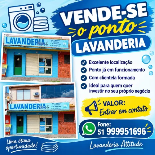 Vendo ponto de lavanderia 