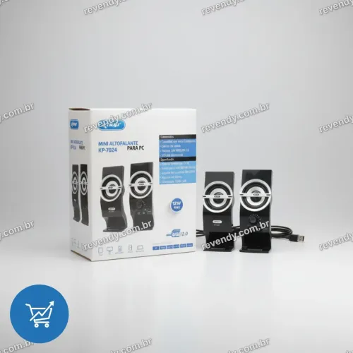 Alto falante para computador - USB 12W RMS para PC Notebook Mac