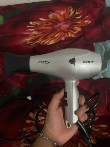 Secador Profissional Taiff Prata - FOX ION + Brinde