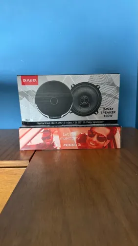 Alto-Falante Aiwa AWG1323 5,25 2 Vias 150W - Par - Novo