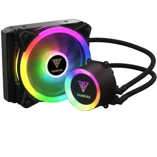 Water Cooler Gamdias Chione E2-120R, Sem Controlador, RGB 120mm, Intel-AMD