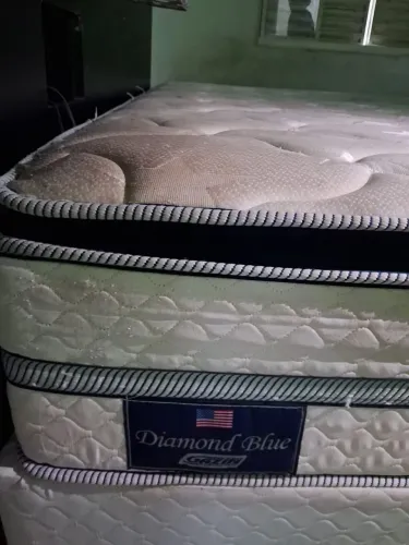 Cama Box gazin Diamond Blue