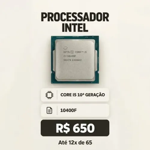 PROCESSADOR INTEL CORE I5 10400F