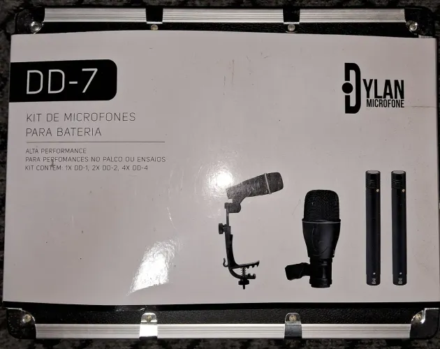 Vendo microfones para bateria acústica Dylan DD7.