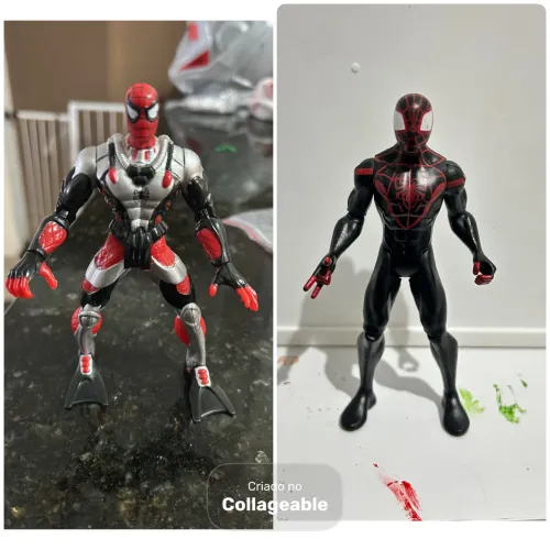 Bonecos Toybiz e Hasbro de 13 cm