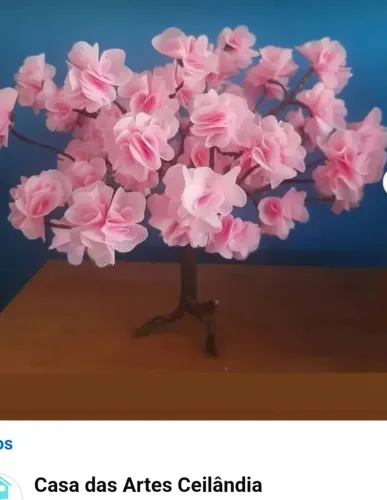 1 Ipê Rosa artesanal! Do "Instituto Casa das Artes"