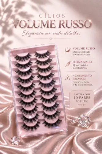 Cílios Volume Russo 