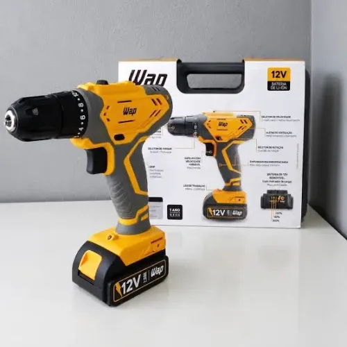 Parafusadeira e Furadeira WAP BPF12K3 12V!! LACRADA!! PROMOÇÃO!!