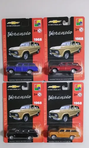 lote Chevrolet Veraneio 1/64 CKS Pneus de Borracha  4 peças conforme as fotos