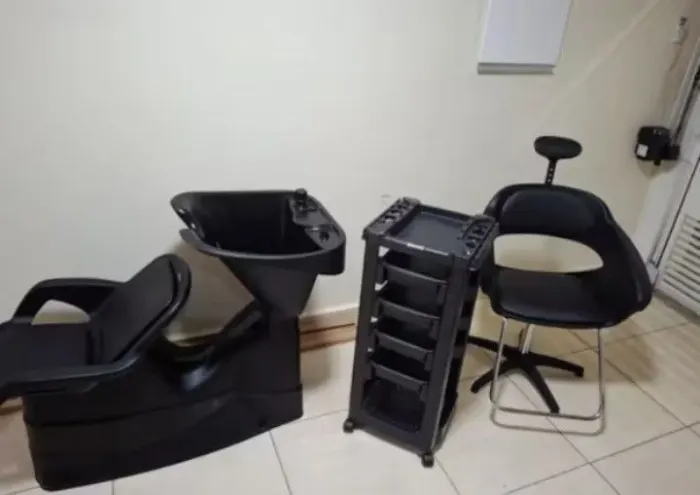 Kit salão cadeira barbeiro