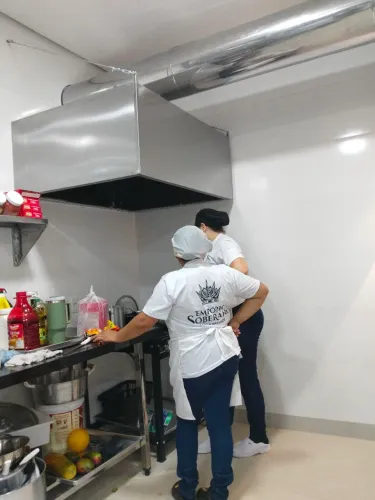 Coifas e exaustores mesa pias prateleiras 100% inox