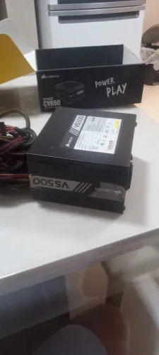 Fonte corsair vs500 com defeito 