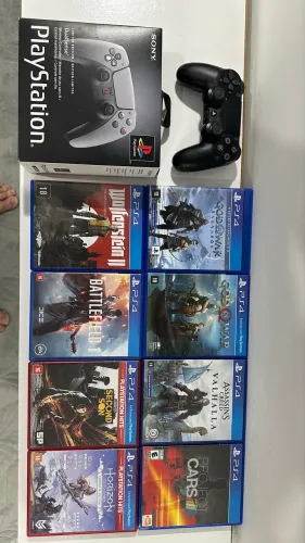 Jogos e controles ps4 ps5