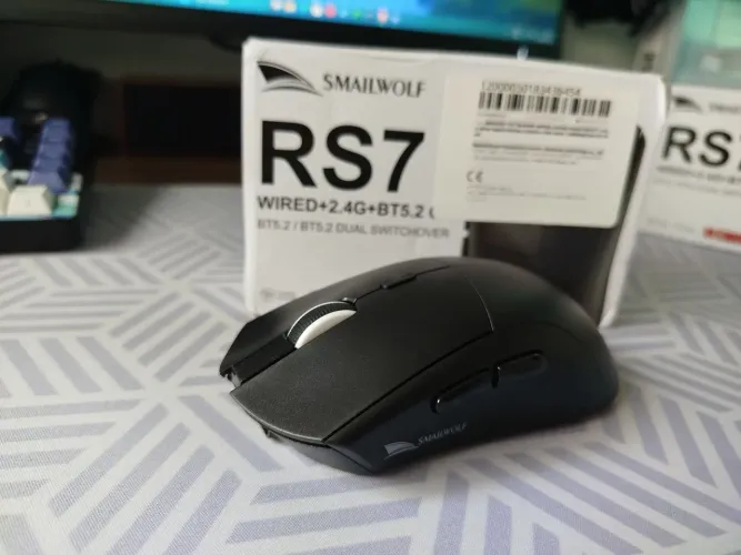 (NOVO) Mouse sem fio Smailwolf RS7