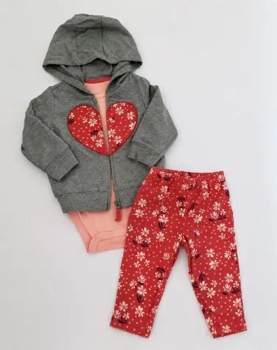Conjunto carters moletom 9 meses