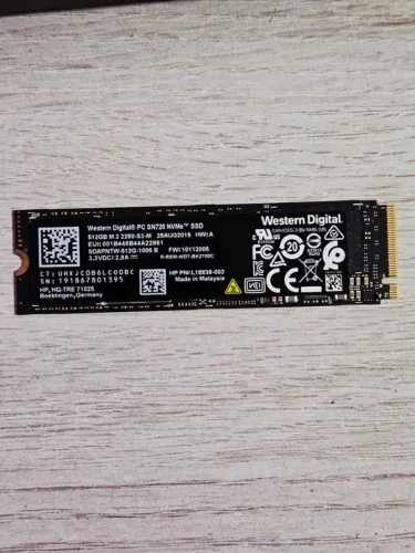 SSD 512GB WESTERN DIGITAL SN720