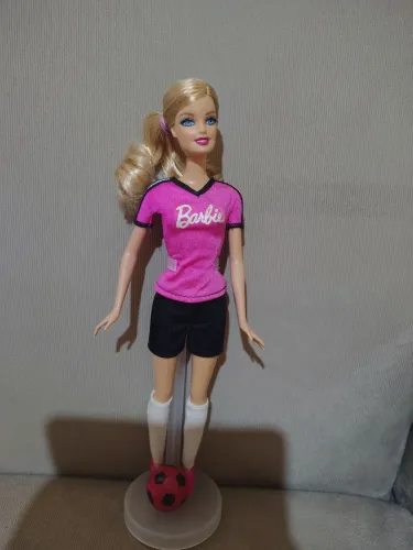 Barbie jogadora de futebol