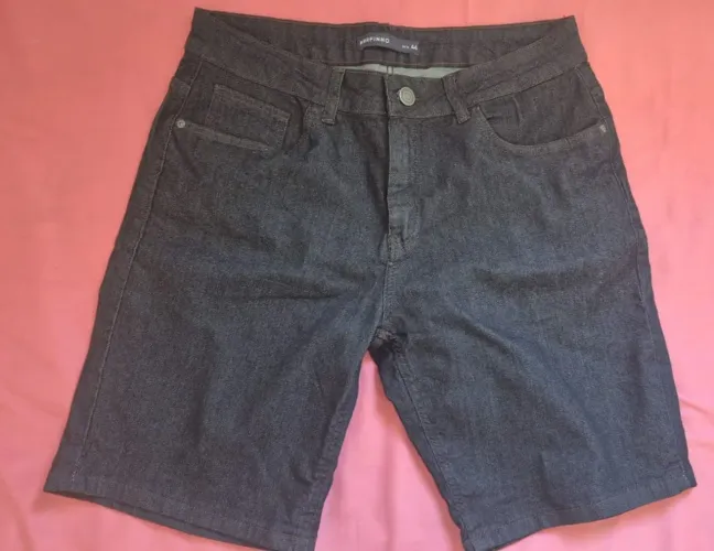 Bermuda Jeans Masculina - tamanho 44