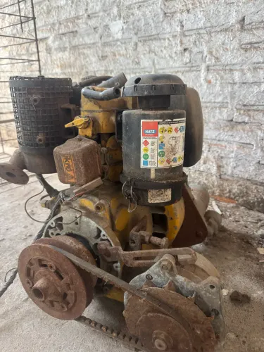 Motor Diesel Hatz Alemão Completo Com Compressão