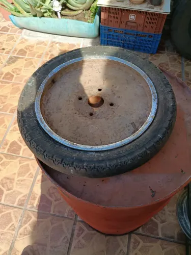 Roda aro 14 para carretinha ou sidecar 4/100