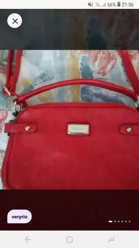 Bolsa Veryrio vermelha 