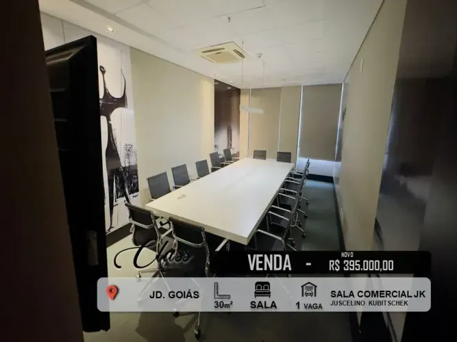 SALA MOBILIADA NO JK - JARDIM GOIAS  52M² - NASCENTE  Jardim Goiás - Goiânia - GO