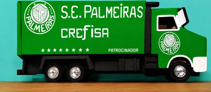 Caminhão palmeiras