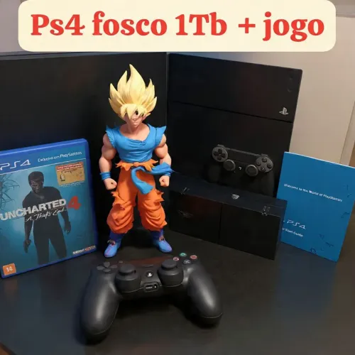 Ps4 fosco 1Tb+jogo