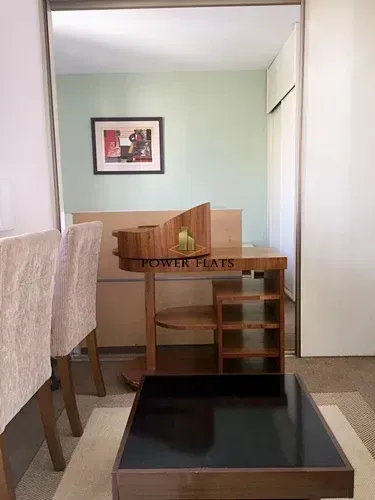 Apartamento Mobiliado para Alugar em Moema 24m² 1 Suíte 1 Vaga Andar Alto Próx. Ibirapuera