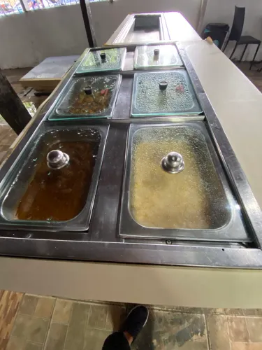 Bancadas para self-service