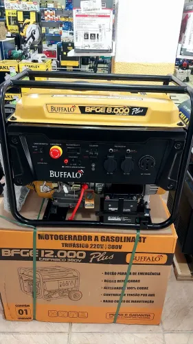 Gerador de energia 8kva mono partida elétrica Buffalo - Nova