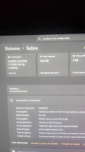 Kit Memória HyperX Fury DDR4 32 GB 3200 MHz