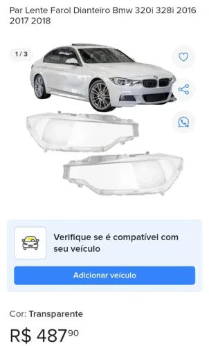 Par Lente Farois BMW 320