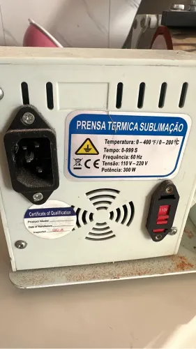 Máquina estampar caneca