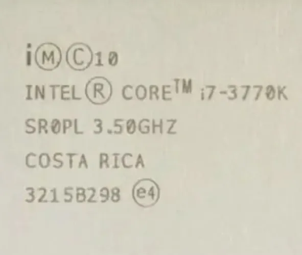 Processador i7 3770k