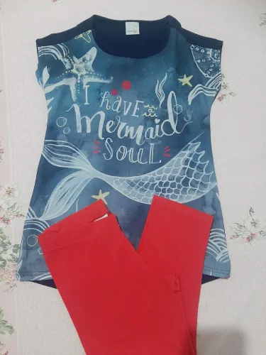 Conjunto em legging cotton