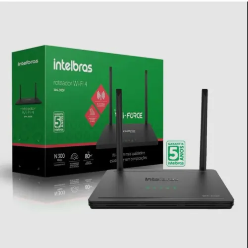 Roteador Wi-fi 4 Force W4 300 F Intelbras