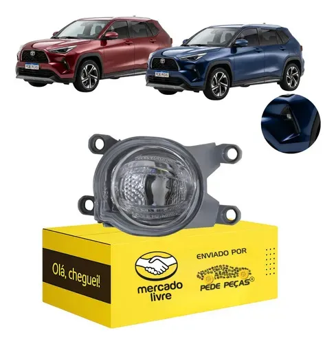 Farol Milha Auxiliar Toyota Yaris Cross 2026 Led Drl Novo Le Cristal