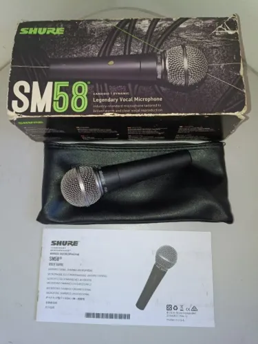 Mic com fio Shure SM58LC Made in México