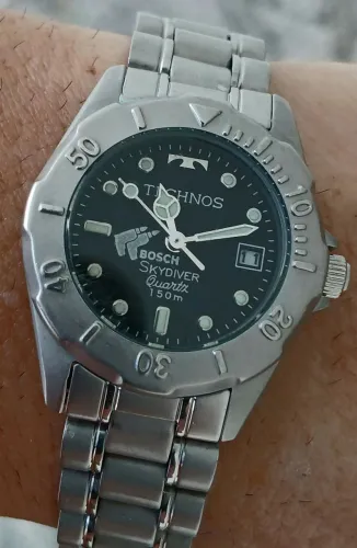 Raridade absoluta TECHNOS SKYDIVER " BOSCH " edição especial raro anos 90