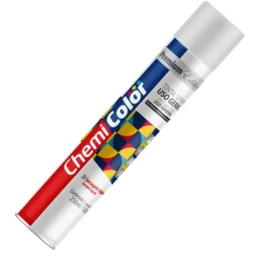 Tinta branco spray 250ml Chemicolor fosco